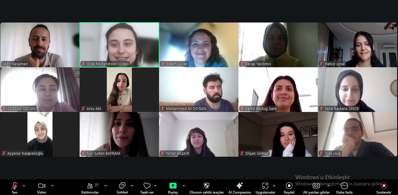 ISO 22000:2018 Gıda Güvenliği Yönetim Sistemi Temel Eğitimi'ni gerçekleştirdik