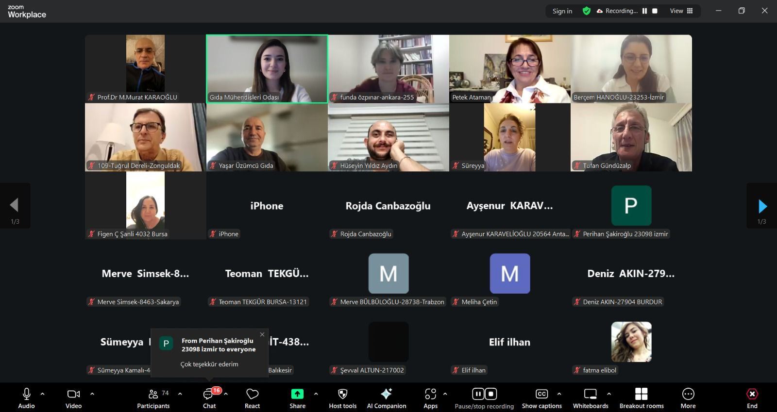 Avrupa Birliği Gıda ve Yem için Hızlı Uyarı Sistemi (RASFF)Seminerini Gerçekleştirdik