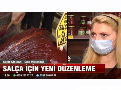 STAR TV ANA HABERSALÇA VE BENZERİ ÜRÜNLER TEBLİĞİ EBRU KAYIRAN RÖPORTAJ