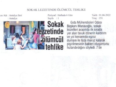 ANTALYA İLER GAZETESİNDE YAYINLANAN DHA RÖPORTAJI