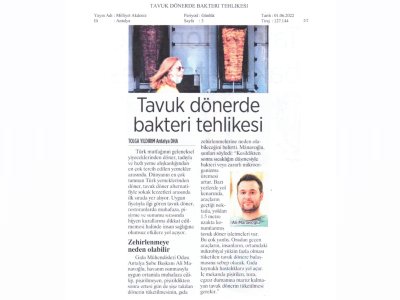 MİLLİYET AKDENİZ GAZETESİNDE YAYINLANAN DHA RÖPORTAJI