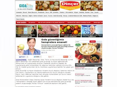 GIDA VİTRİNİ ``GIDA GÜVENLİĞİMİZ HEMŞİRELERE EMANET``
