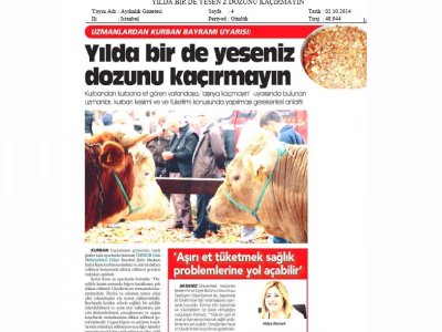 AYDINLIK GAZETESİYILDA BİR DE YESENİZ DOZUNU KAÇIRMAYIN
