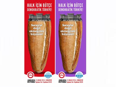 BÜTÇEYE KARŞI 13 ARALIK MİTİNGİ