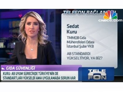 CNBCE TELEVİZYONUFİNANS CAFE PROGRAMIİSTANBUL ŞUBE YÖNETİM KURULU BAŞKANI SEDAT KURU CANLI TELEFON BAĞLANTISI