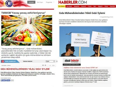 DİLEK FENERİ EYLEMİNİN BASINDAKİ DİĞER YANSIMALARI