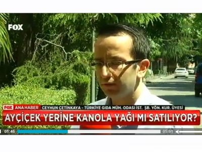 FOX TV ANA HABER BÜLTENİYÖNETİM KURULU ÜYEMİZ CEYHUN ÇETİNKAYA RÖPORTAJ 