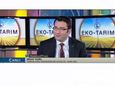BLOOMBERG HT EKO TARIM PROGRAMI YÖNETİM KURULU BAŞKANIMIZ SEDAT KURU CANLI YAYIN 