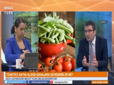 BENGÜTÜRK TVGÜVENİLİR GIDAKOMİSYONLAR KOORDİNATÖRÜ SEDAT KURU CANLI YAYIN