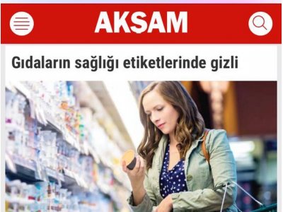 AKŞAM GAZETESİGIDALARIN SAĞLIĞI ETİKETLERİNDE GİZLİNURAY GÜNGÖROĞLU
