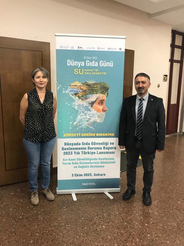 FAO DÜNYADA GIDA GÜVENLİĞİ VE BESLENMENİN DURUMU TÜRKİYE LANSMANINA KATILIM SAĞLADIK.