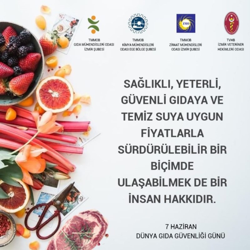 DÜNYA GIDA GÜVENLİĞİ GÜNÜ KUTLU OLSUN!