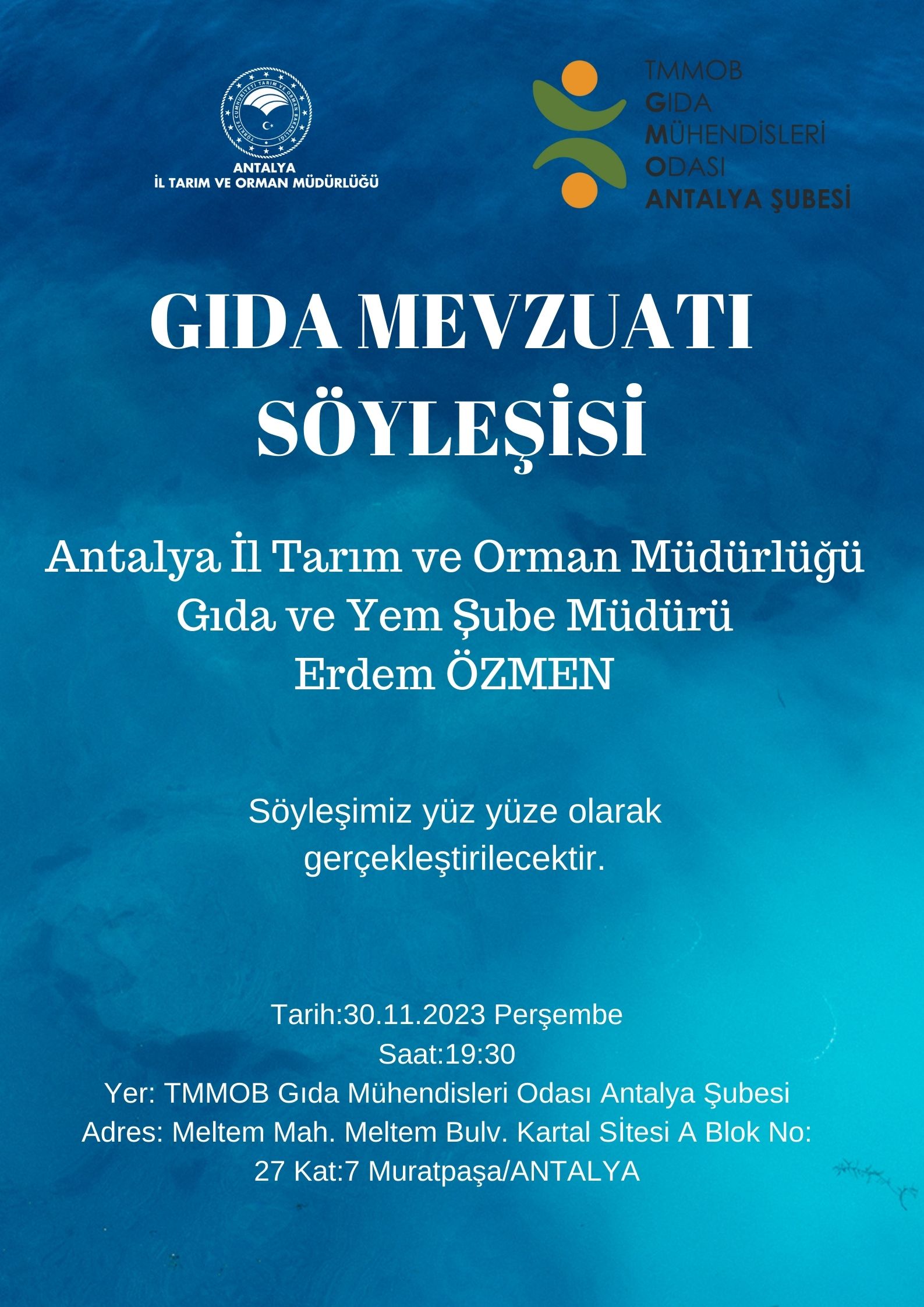 GIDA MEVZUATI SÖYLEŞİSİ