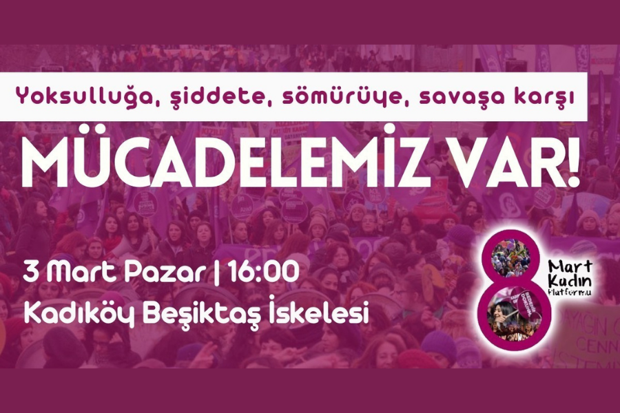 📢TMMOB İSTANBUL İL KOORDİNASYON KURULU (İKK) KADIN KOMİSYONU 8 MART ETKİNLİKLERİ DUYURUSU