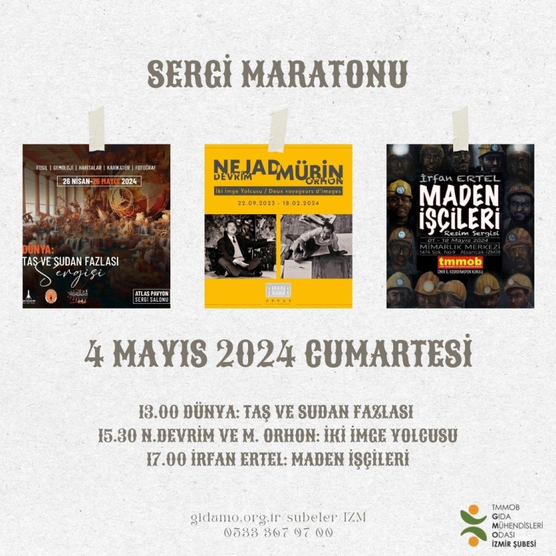 SERGİ MARATONUNA BEKLİYORUZ