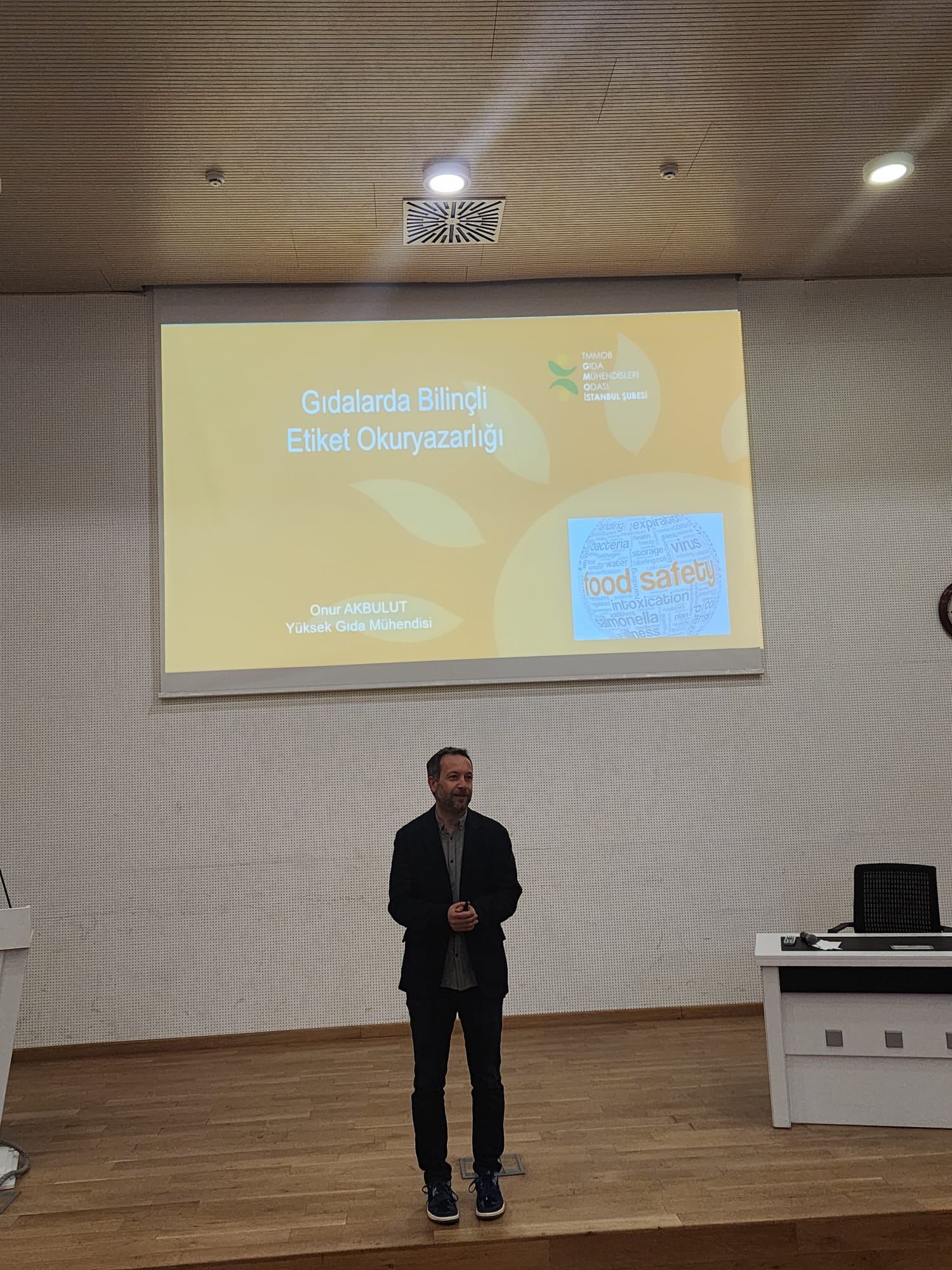 GIDA SEKTÖRÜNDE KALİTE SÖYLEŞİLERİ ETKİNLİĞİNE KONUŞMACI OLARAK KATILIM SAĞLADIK