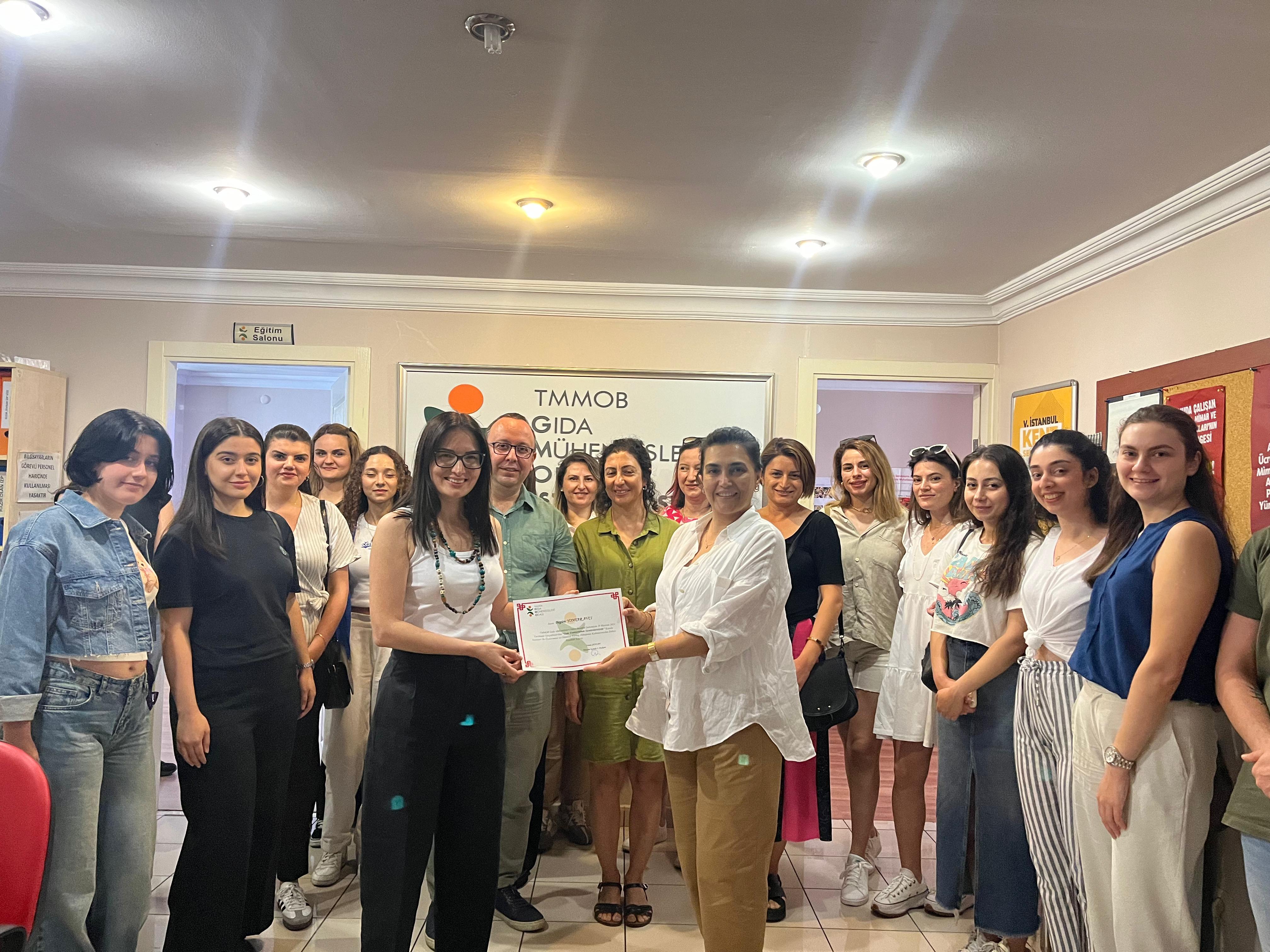 GIDA ENDÜSTRİSİNDE SÜRDÜRÜLEBİLİRLİK SEMİNERİNİ GERÇEKLEŞTİRDİK