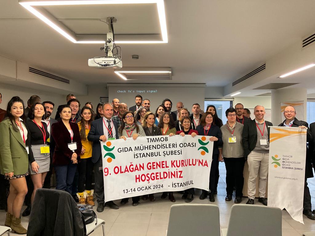 TMMOB GIDAMO İSTANBUL ŞUBESİ 9. OLAĞAN GENEL KURULU VE SEÇİMİ GERÇEKLEŞTİRİLDİ