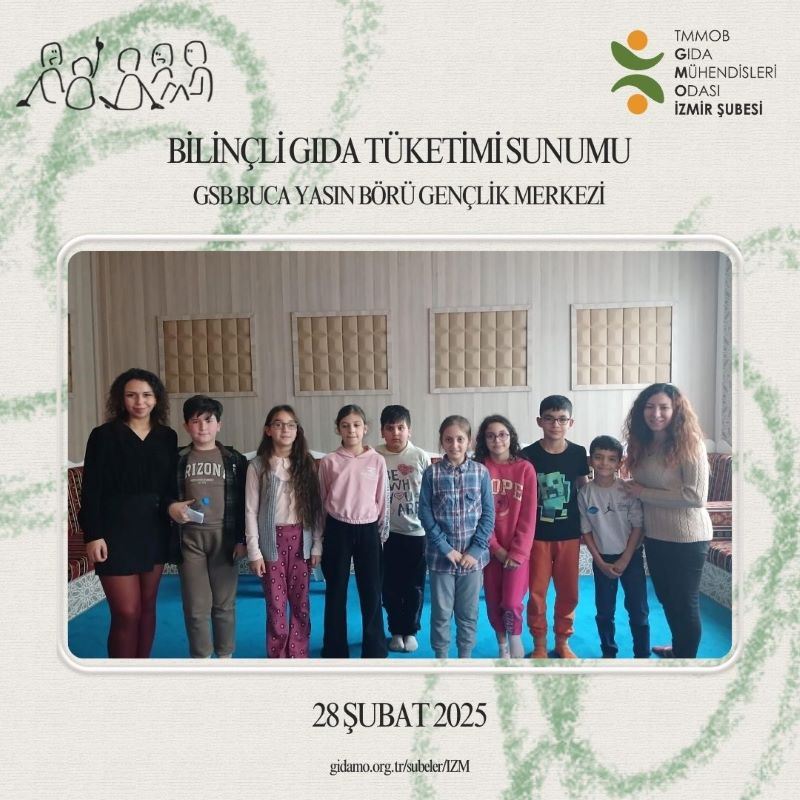 BİLİNÇLİ GIDA TÜKETİMİ EĞİTİMİ VERDİK