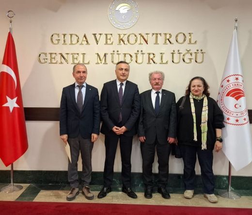 Tarım ve Orman Bakanlığı Gıda Kontrol Genel Müdürü Dr. Ersin Dilber'i ziyaret ettik