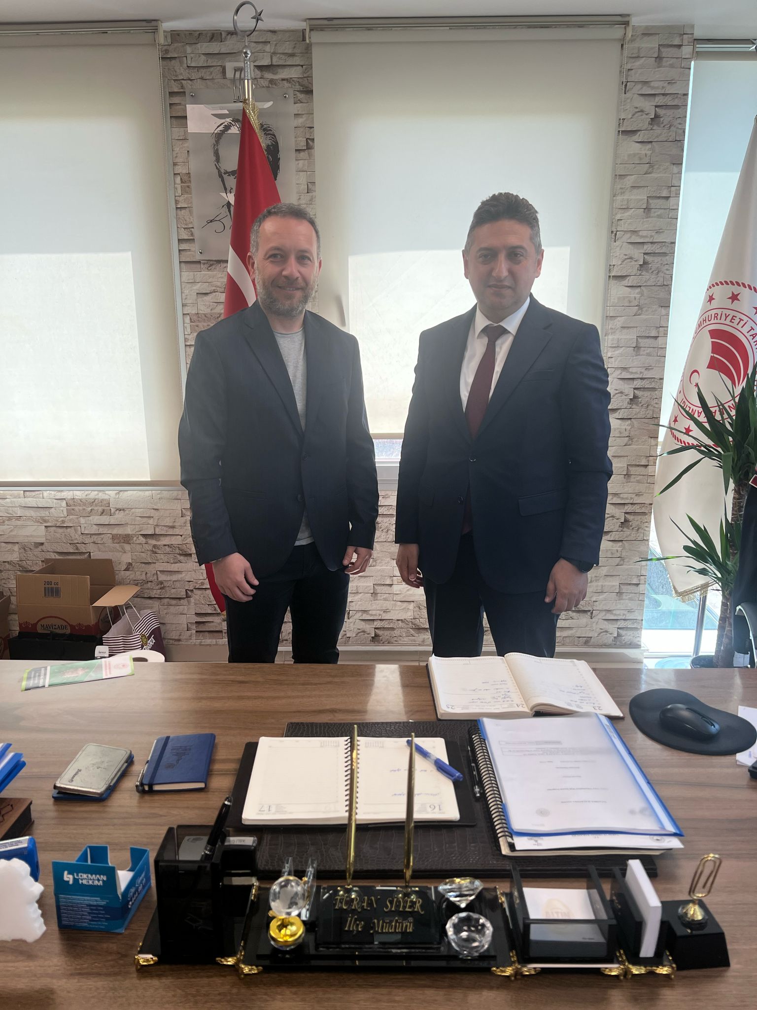 İSTANBUL TUZLA İLÇE TARIM VE ORMAN MÜDÜRÜ TURAN SİYER’İ MAKAMINDA ZİYARET ETTİK!