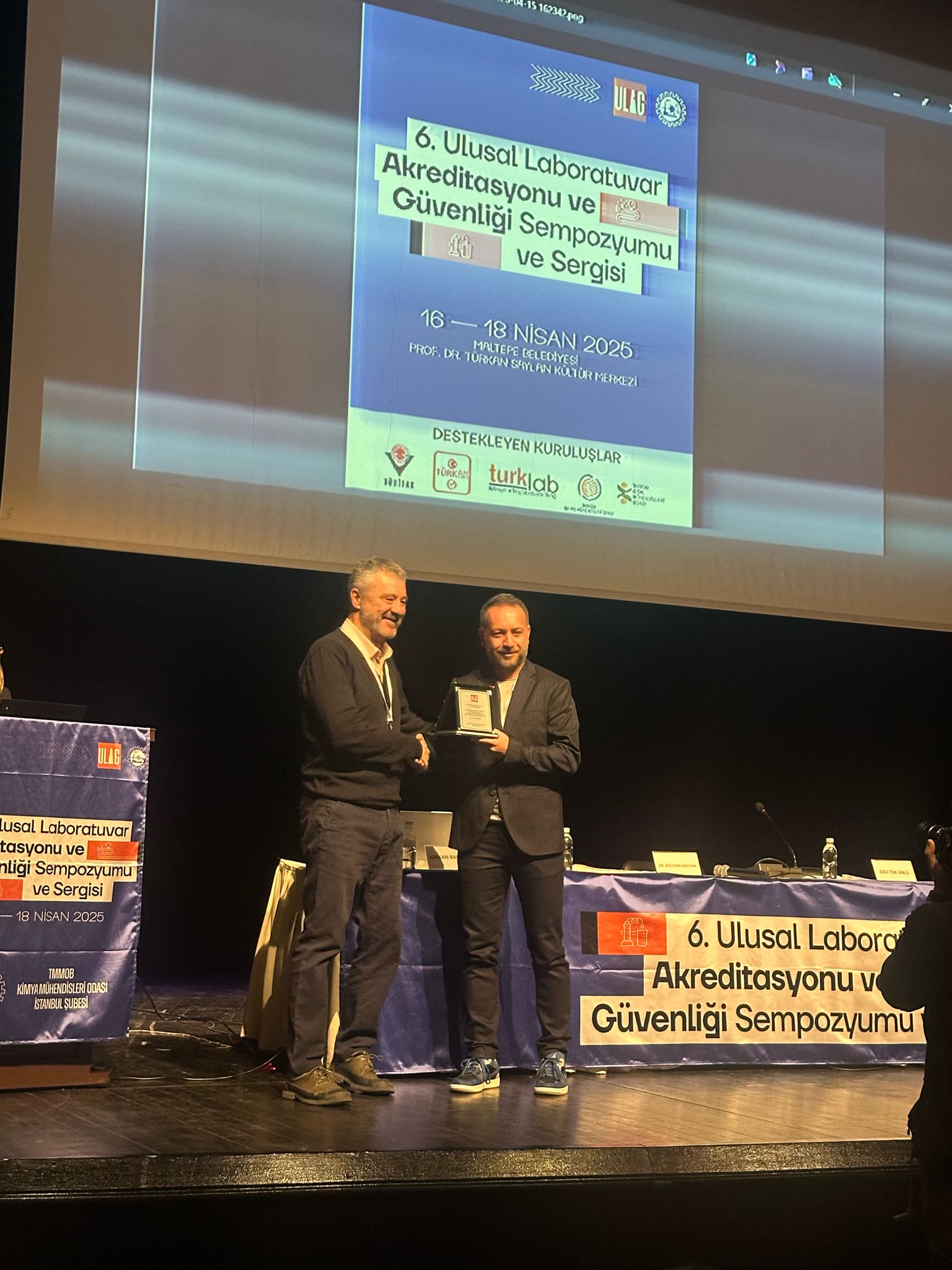 6. ULUSAL LABORATUVAR AKREDİTASYONU VE GÜVENLİĞİ (ULAG) SEMPOZYUMUNA KATILDIK