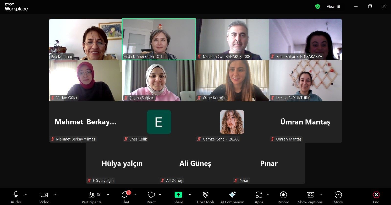 Gıda Mevzuatı Eğitimi'ni gerçekleştirdik