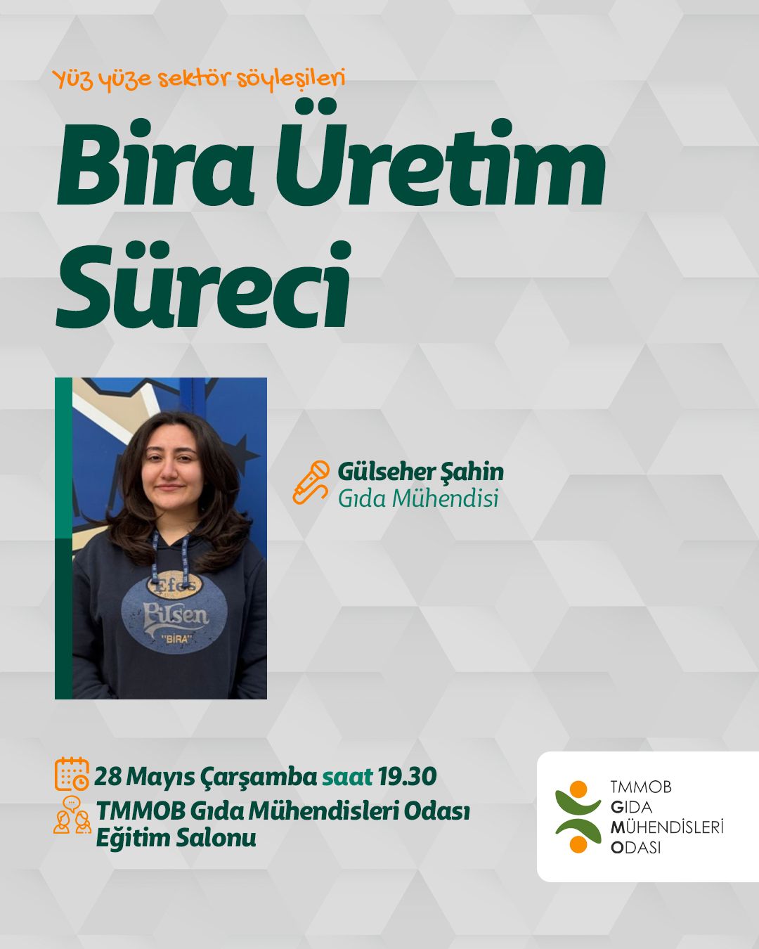 Sektör Söyleşileri 5- "Bira Üretim Süreci Söyleşisi"ni Gerçekleştirdik.