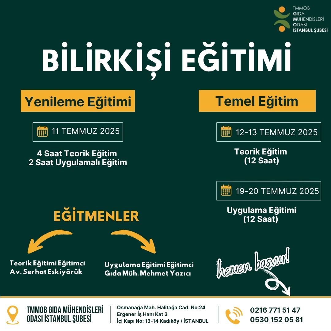 📢 BİLİRKİŞİLİK TEMEL ve YENİLEME EĞİTİM DUYURUSU (BAŞVURU SÜRESİ SONA ERMİŞTİR.)