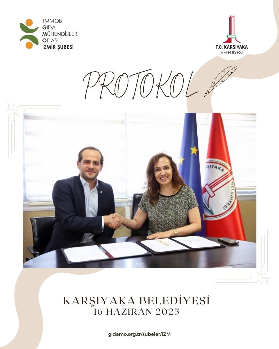 KARŞIYAKA BELEDİYESİ İLE PROTOKOL İMZALADIK ✒️