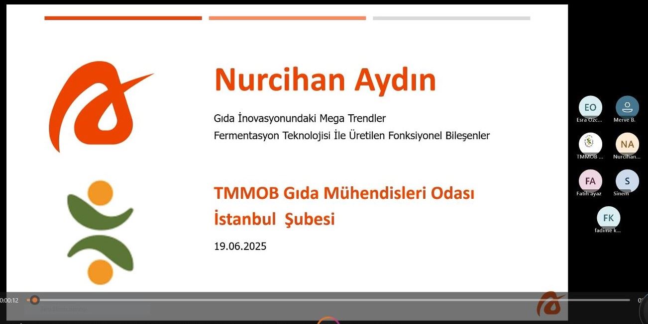GIDA İNOVASYONUNDAKİ MEGA TRENDLER SEMİNERİNİ GERÇEKLEŞTİRDİK