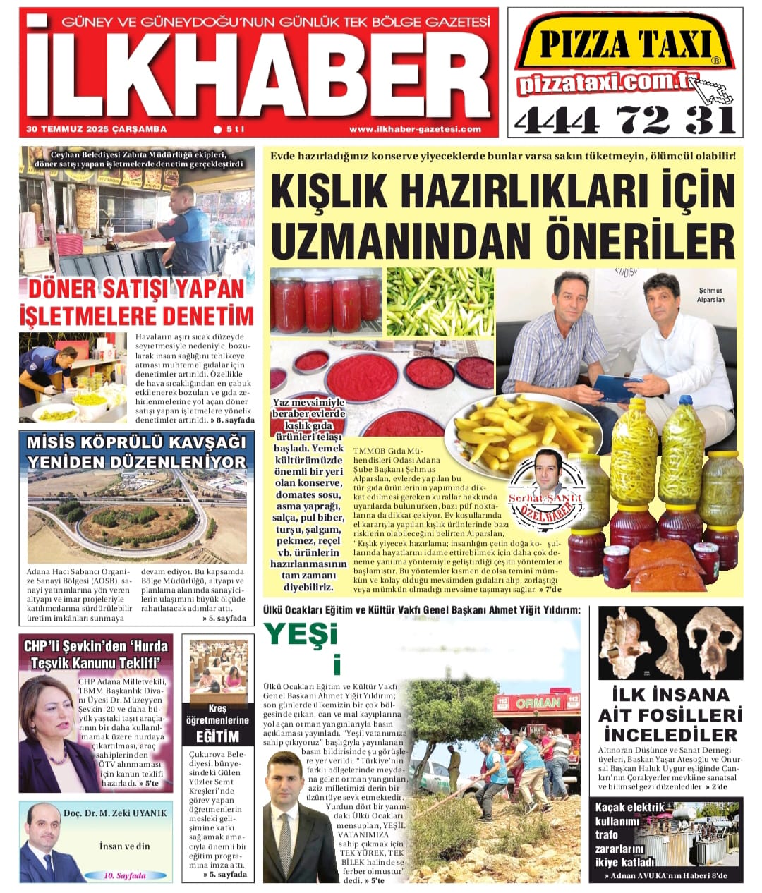 İLK HABER GAZETESİ-KIŞLIK HAZIRLIKLARINDA UZMANINDAN ÖNERİLER