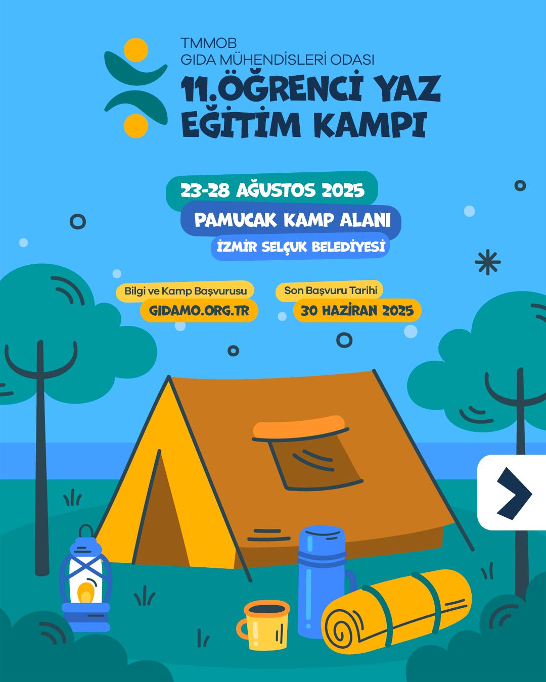 11. ÖĞRENCİ YAZ EĞİTİM KAMPINI GERÇEKLEŞTİRDİK