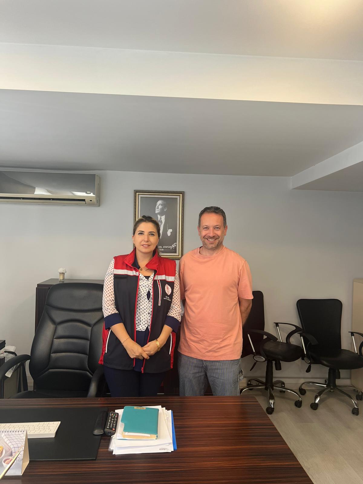 İSTANBUL ŞİŞLİ İLÇE TARIM VE ORMAN MÜDÜRÜ JALE ÜLGER’İ MAKAMINDA ZİYARET ETTİK