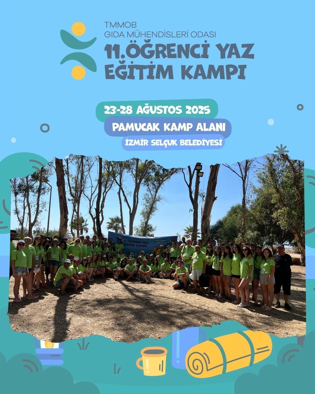 11. ÖĞRENCİ YAZ EĞİTİM KAMPINA KATILDIK