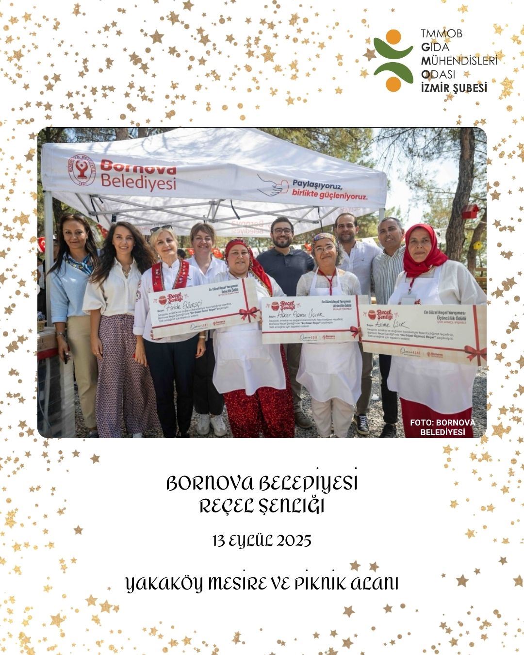 BORNOVA BELEDİYESİ REÇEL ŞENLİĞİNE KATILDIK