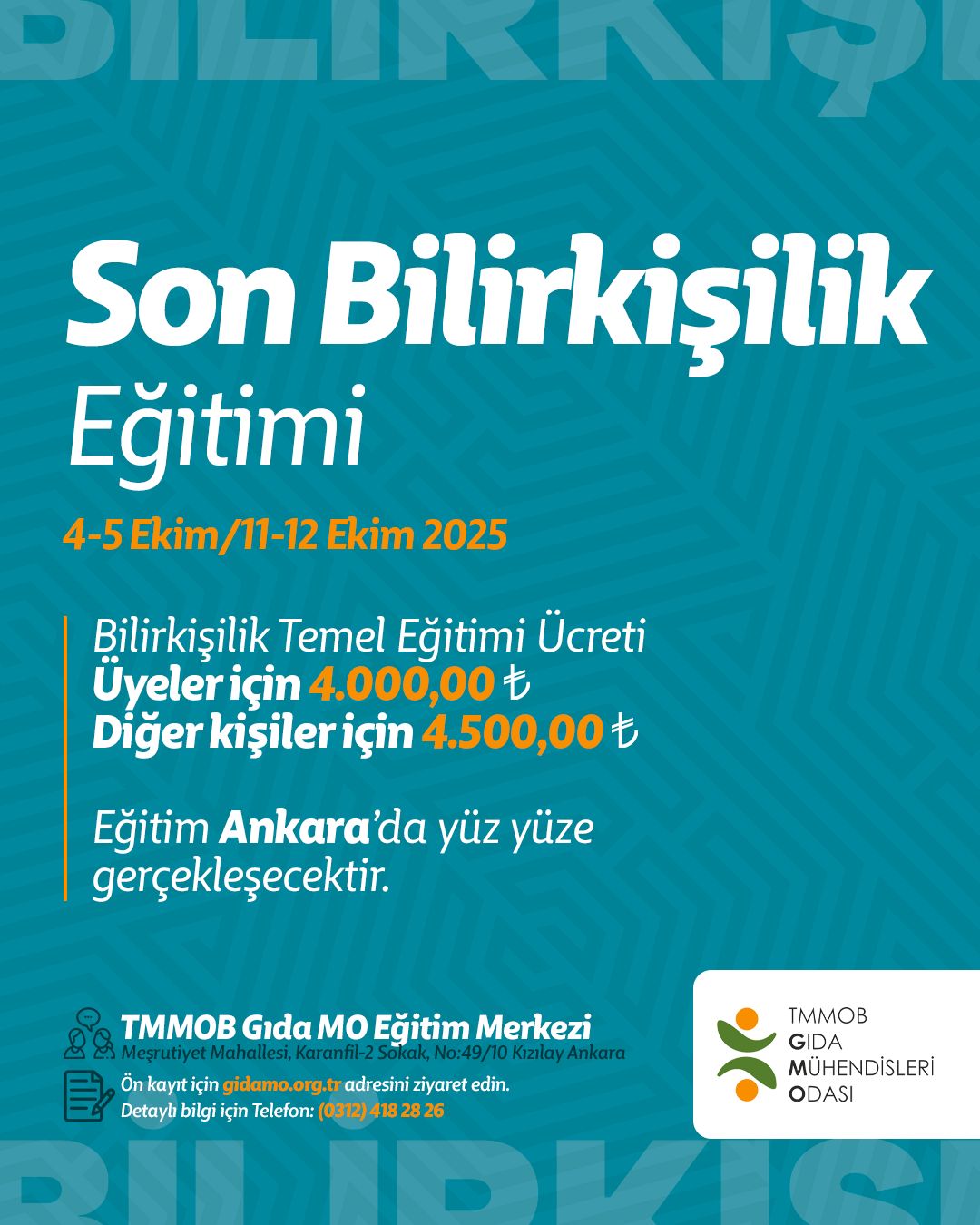 BİLİRKİŞİLİK TEMEL/YENİLEME EĞİTİMİ DUYURUSU