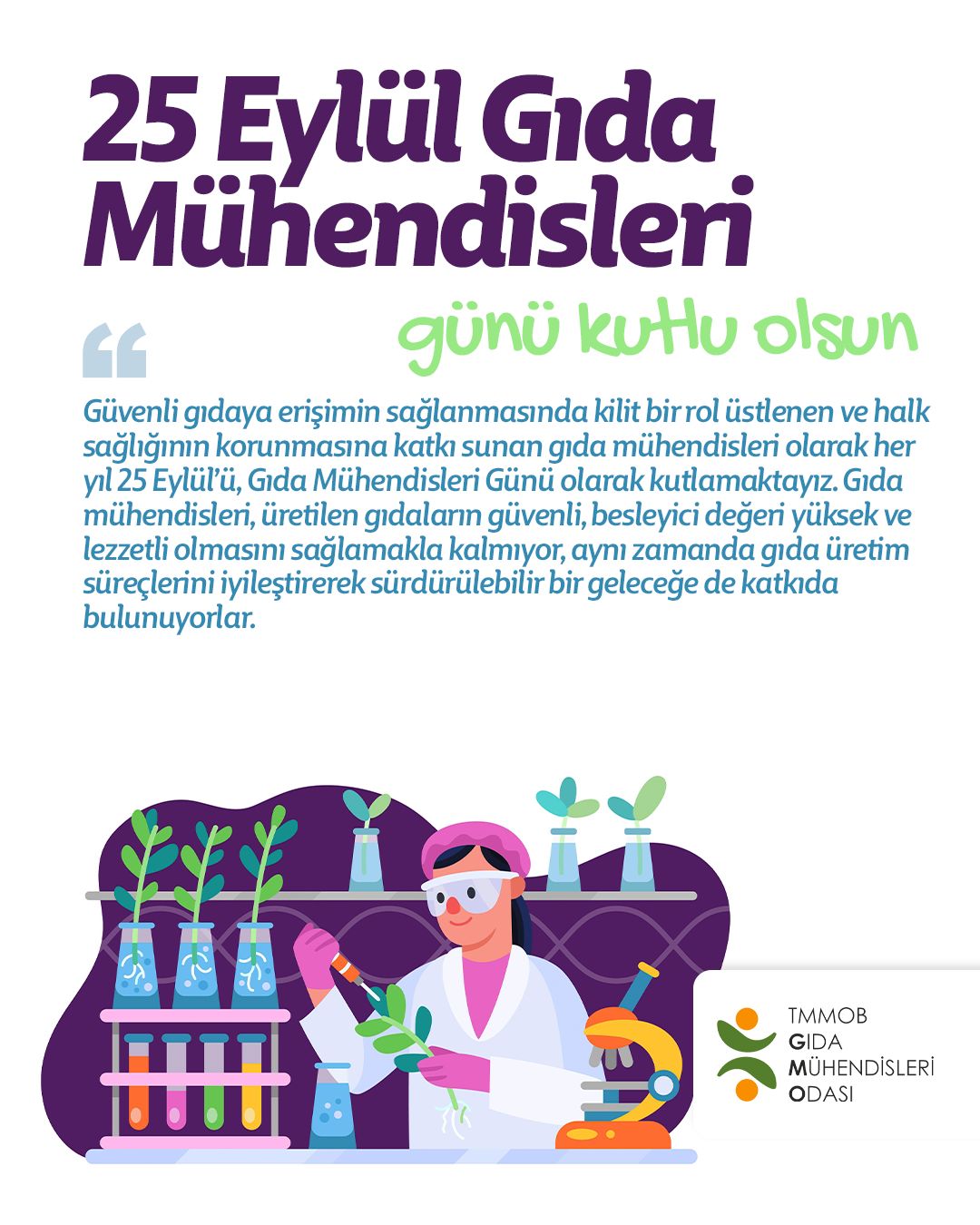 25 Eylül Gıda Mühendisleri Günü Basın Açıklaması