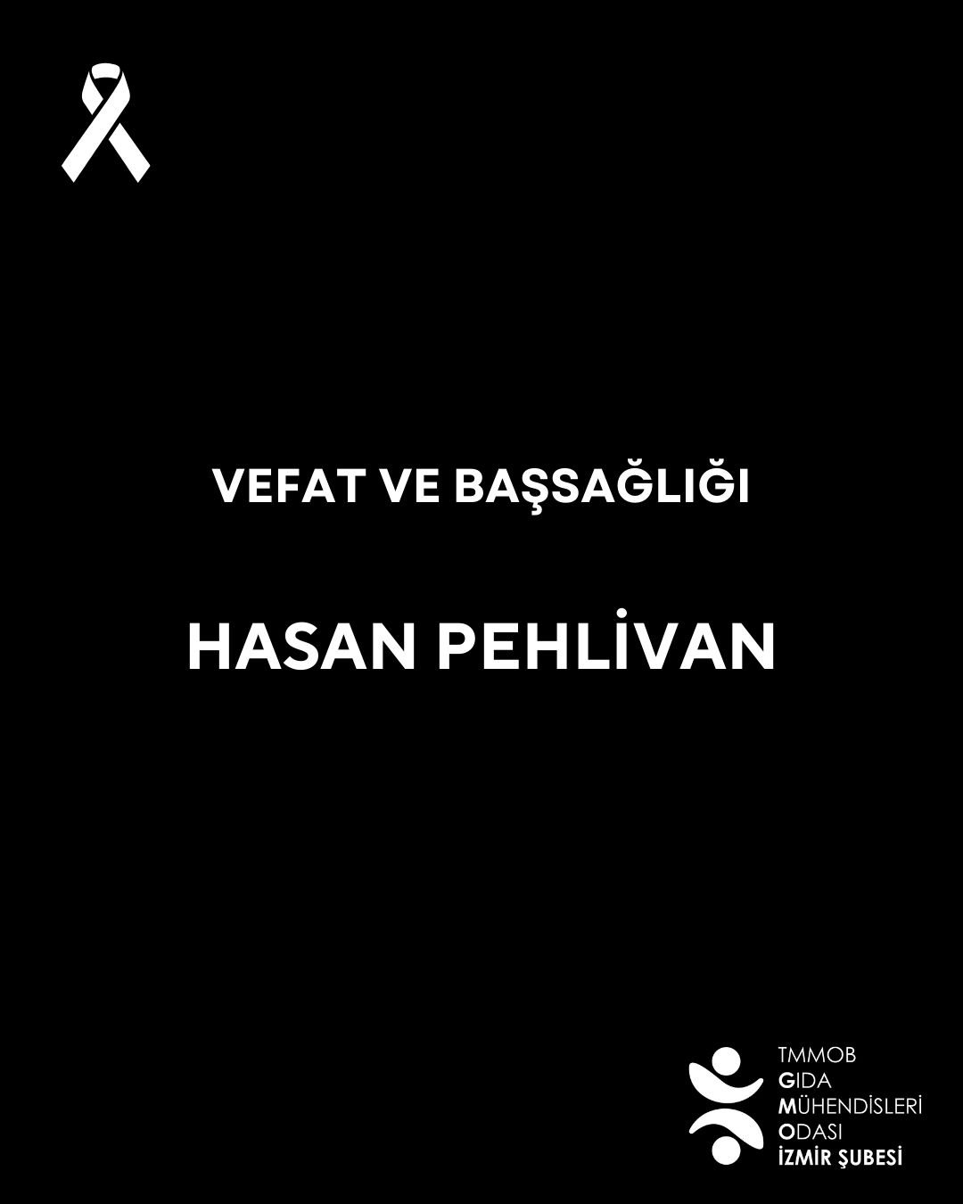 VEFAT VE BAŞSAĞLIĞI (ESRA PEHLİVAN'IN KAYINPEDERİ HASAN PEHLİVAN)