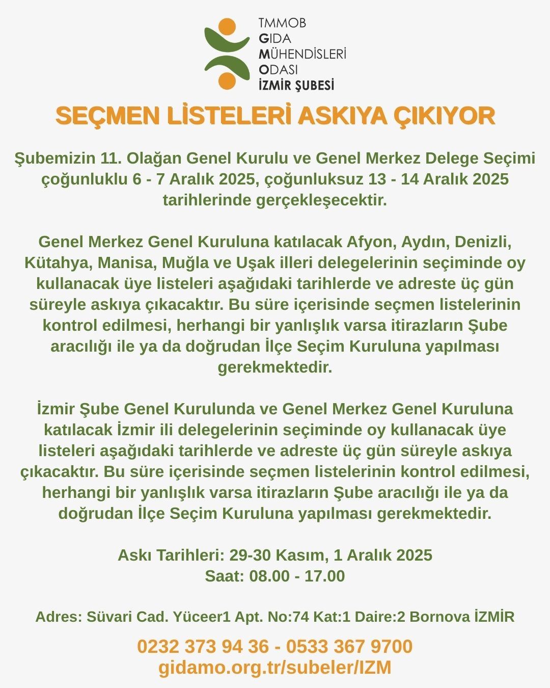 SEÇMEN LİSTELERİ ASKIYA ÇIKIYOR