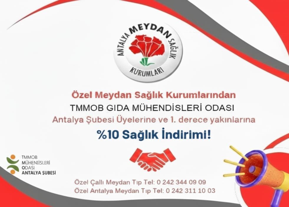 ANTALYA ÖZEL ÇALLI MEYDAN TIP MERKEZİ İNDİRİM PROTOKOLÜ HK. 