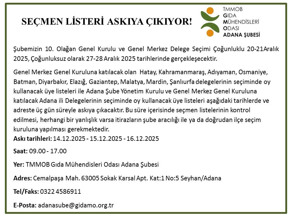 SEÇMEN LİSTELERİ ASKIYA ÇIKIYOR!