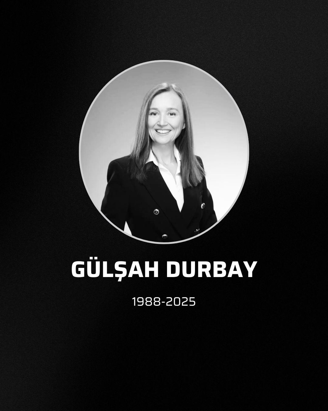 Vefat ve Başsağlığı (Manisa Şehzadeler Belediye Başkanı, Üyemiz Gülşah Durbay)