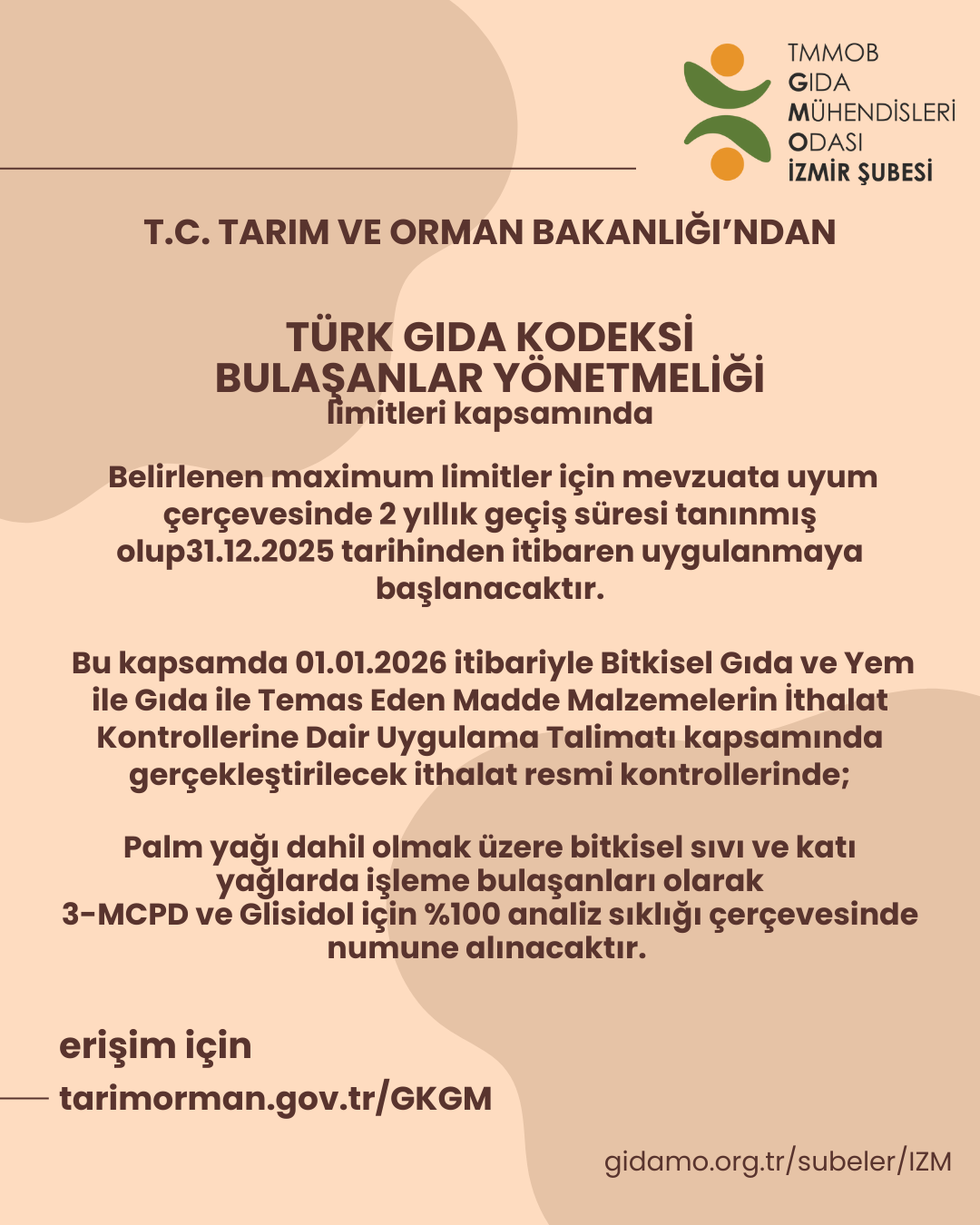 PALM YAĞLARINDA 3-MCPD VE GLİSİDOL