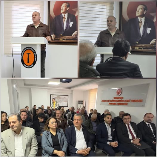 TMMOB JEOLOJİ MÜHENDİSLERİ ODASI ADANA ŞUBESİ 16. GENEL KURULUNA KATILIM SAĞLADIK. YENİ SEÇİLECEK  YÖNETİME BAŞARILAR DİLERİZ.