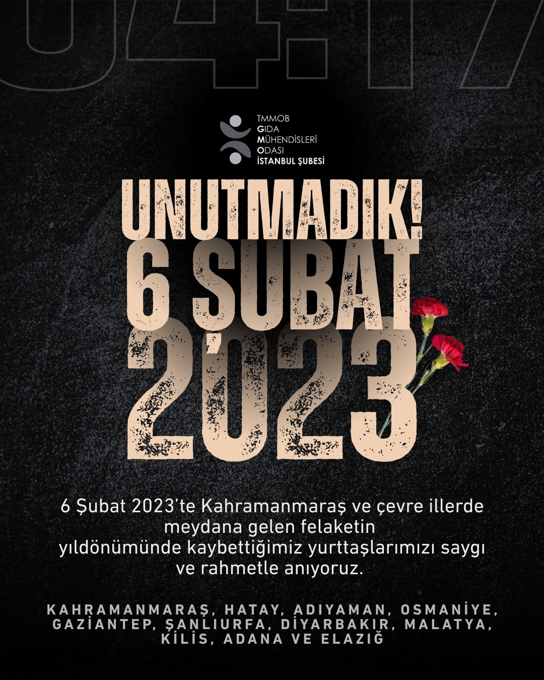 Unutmadık! Affetmeyeceğiz!