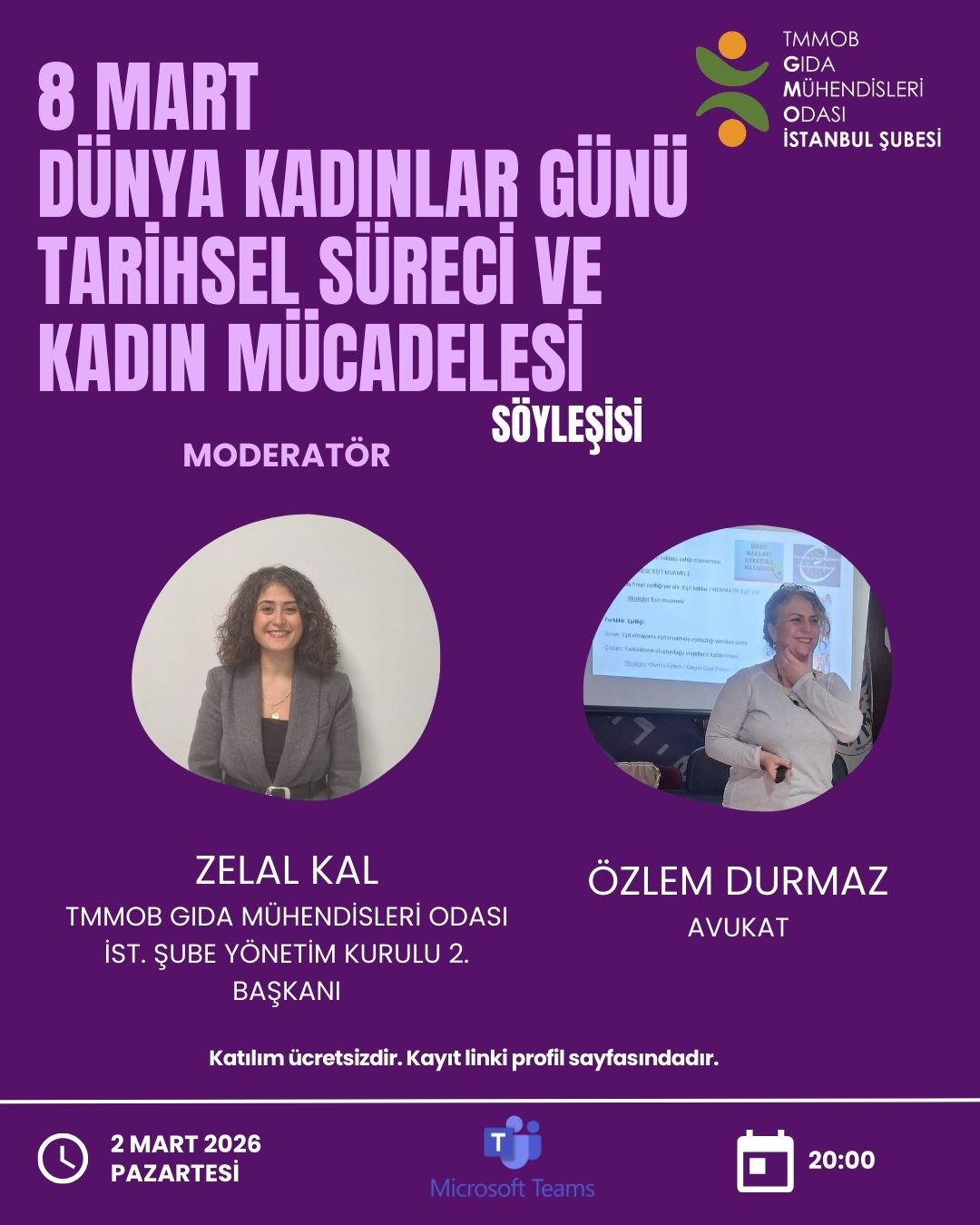 📢 8 MART DÜNYA KADINLAR GÜNÜ: TARİHSEL SÜRECİ VE KADIN MÜCADELESİ SÖYLEŞİ DUYURUSU