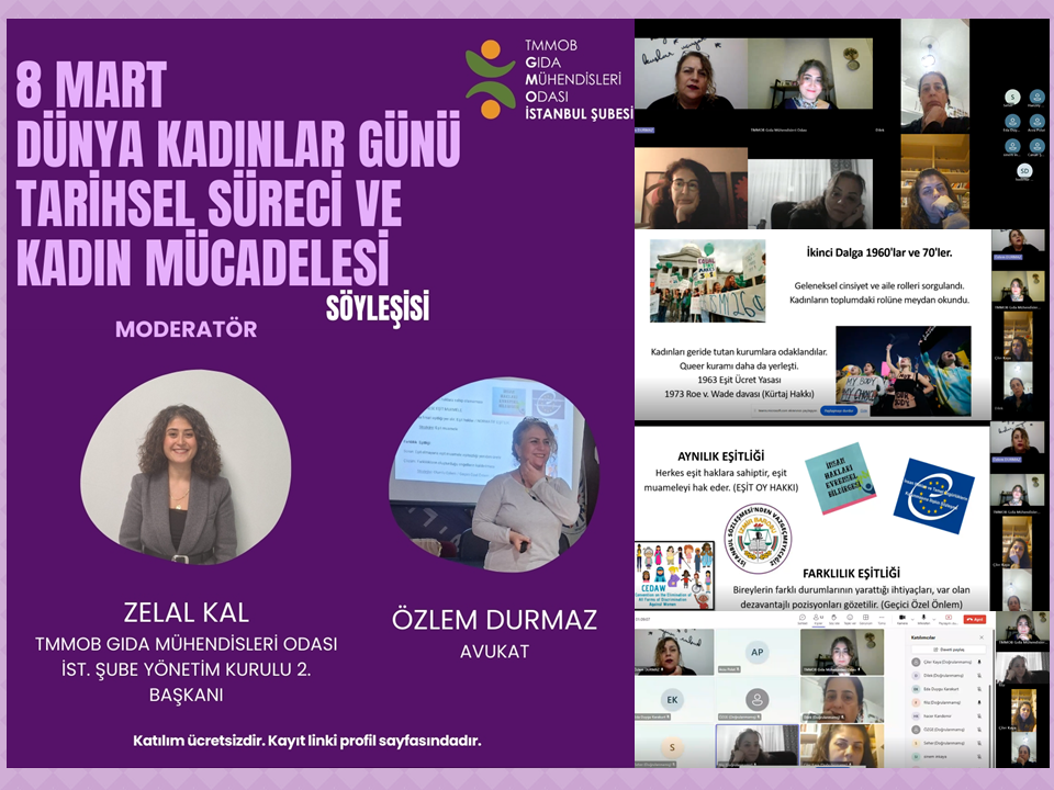 8 MART DÜNYA KADINLAR GÜNÜ: TARİHSEL SÜRECİ VE KADIN MÜCADELESİ SÖYLEŞİMİZİ GERÇEKLEŞTİRDİK