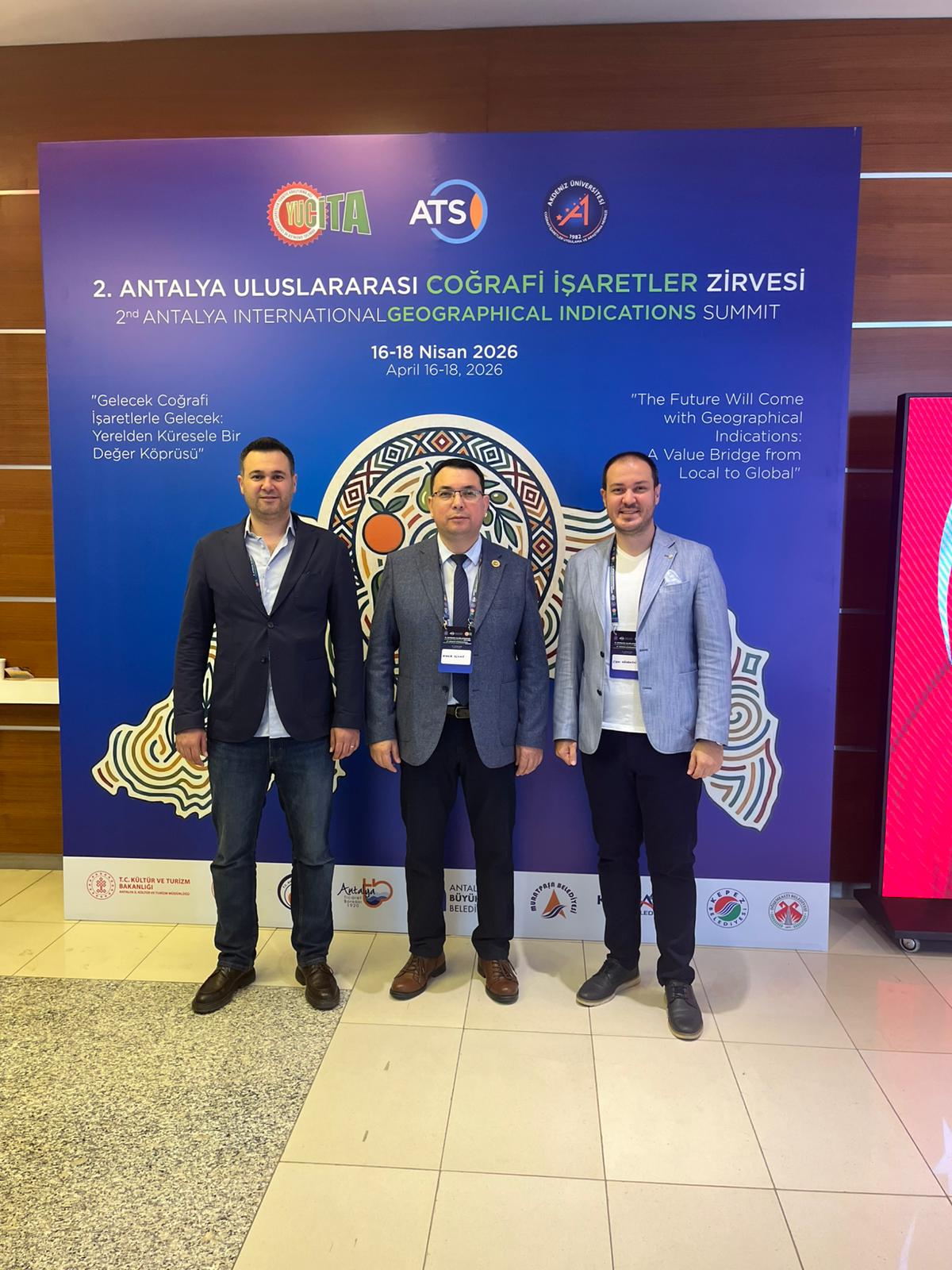 2. Antalya Uluslararası Coğrafi İşaretler Zirvesi'ne Katıldık