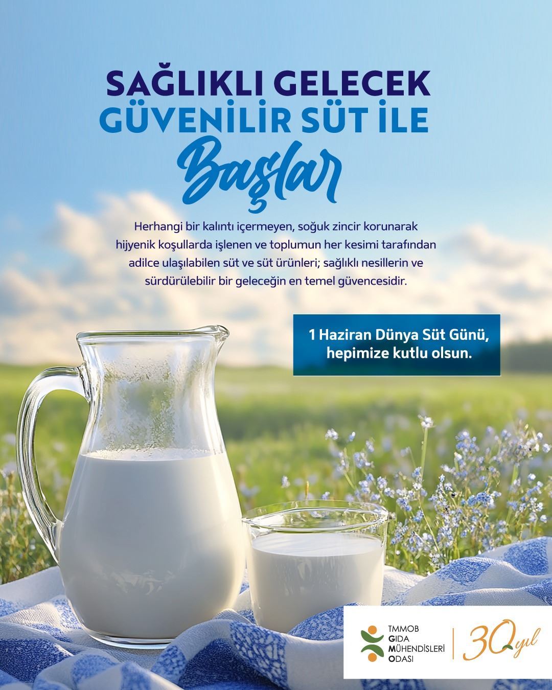 📢 BASIN AÇIKLAMASI- 1 HAZİRAN DÜNYA SÜT GÜNÜ